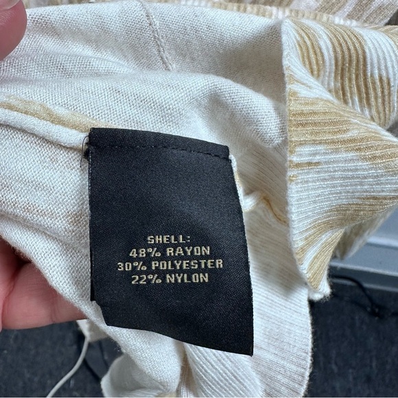 Kathy Ireland® Fashion 360 Maxima Printed Ikat Cardigan Size XL - Picture 7 of 9